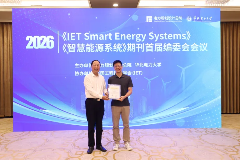 Prof. Long Cheng receiving the editorial board appointment certificate from Academician Jizhen Liu